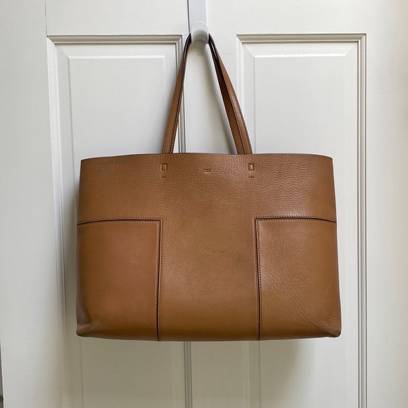 Tory Burch Block-T tote Carmel brown leather - Picture 3 of 8